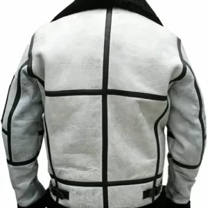 Alternative view of Men’s White RAF B3 Aviator Jacket