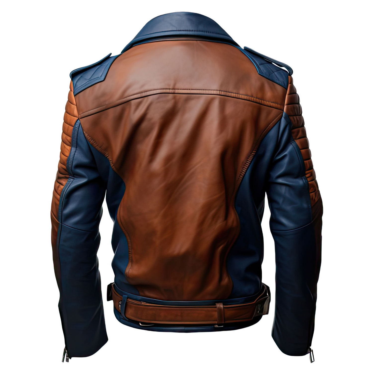 Lightweight Men's Sheepskin Jacket | Comfortable Biker Outerwear - Image 3