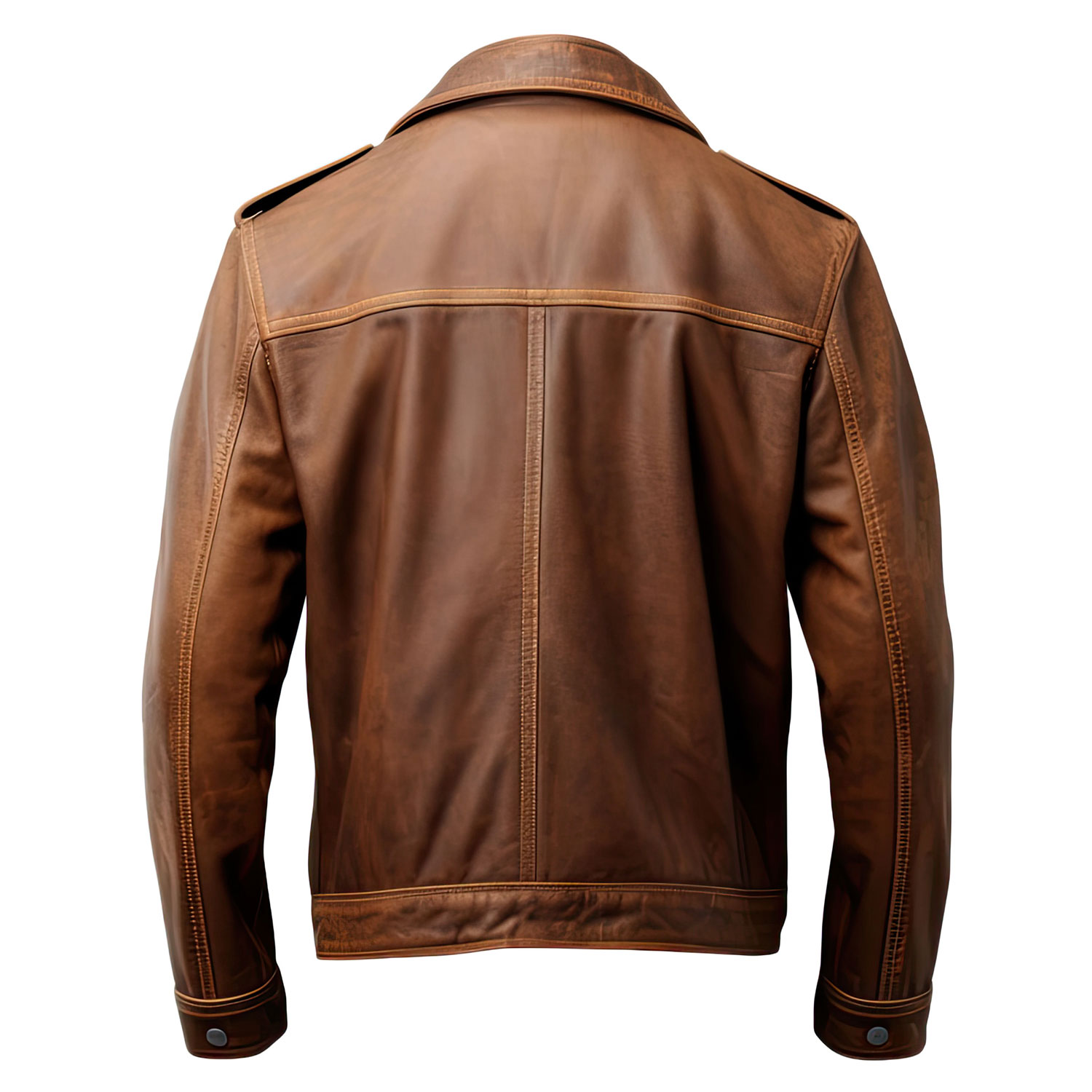 Lightweight Men's Shearling Jacket in Dark Brown | Winter Wear - Image 2