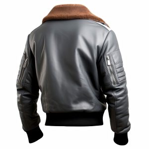Alternative view of Arctic Commander Sheepskin Aviator Jacket